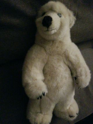 Animal Planet Discovery Channel 17” Standing Polar Bear Plush Stuffed Animal