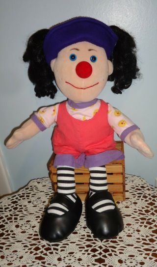 Big Comfy Couch Loonette The Clown Rag Doll Tv Show 1995 Plush Commonwealth 20 "