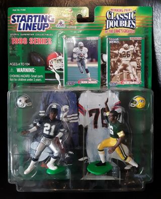 Deion Sanders Herb Adderley 1998 Starting Lineup Classic Doubles Cowboys Packers