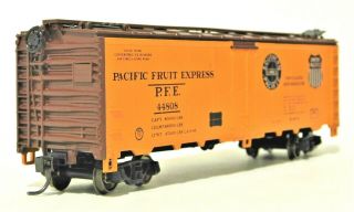 Athearn 1601 Ho Scale 40 Ft Reefer Car Pacific Fruit Express Pfe 44808 Vintage