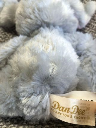 Dan Dee Plush Floppy Gray Lop Ear Bunny Rabbit Stuffed Animal Pal 2