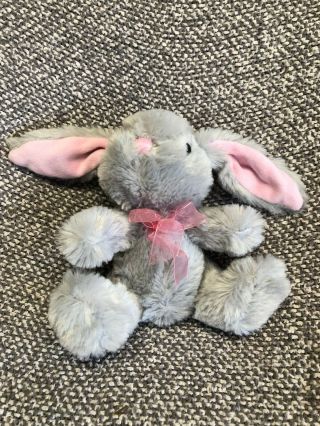 Dan Dee Plush Floppy Gray Lop Ear Bunny Rabbit Stuffed Animal Pal 3