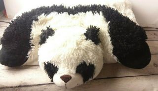 Pillow Pets 17 " Plush Panda Bear White Black Soft Stuffed Animal