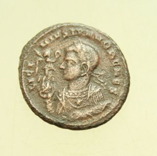 Constantine Ii Holding Mappa And Victory On Orb 337 - 340 Ad.  Ae 20mm Follis