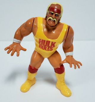 Hulk Hogan Hulk Rules Shirt Wwe Wwf Hasbro Series 1 Action Figure 1990 Blue Card