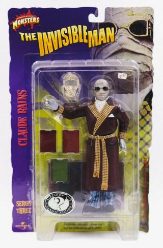 2000 Universal Studios Monsters Lon Chaney The Invisible Man Series 3 Figure