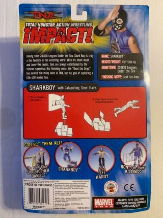 TNA 2006 Impact Sharkboy Action Figure - In Packaging 2
