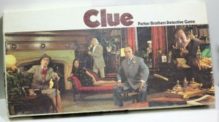Vintage 1972 Clue Board Game Parker Bros.  No.  45 W/ Wood Movers 100 Complete