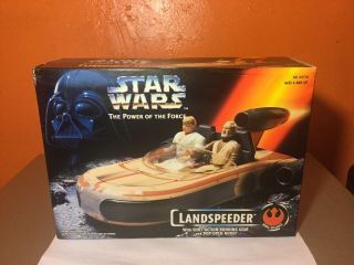 Star Wars Power Of The Force Luke Landspeeder Kenner 1995