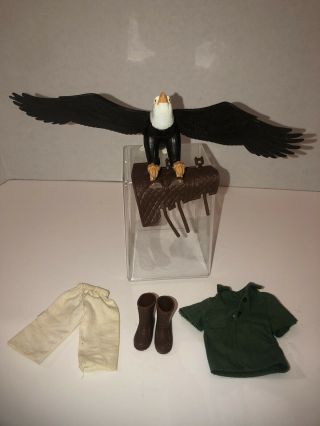 Vintage 1971 Big Jim Josh Danger Peak Natural Eagle With Flapping Wings Mattel