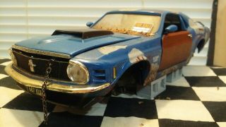 1/18 Scale Diecast Custom Ertl 1970 Ford Mustang Boss 429 " Barn Find "