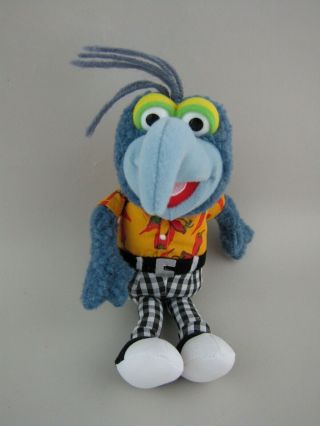 Gonzo Plush Bean Bag Doll Muppets Sababa Toys 8 Inch