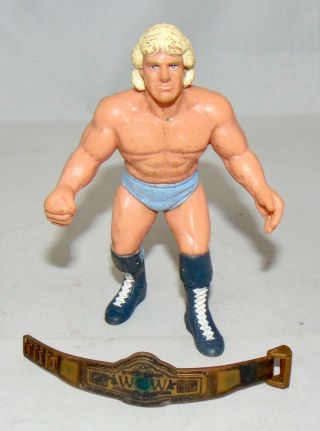 Vintage 1990 Galoob Wcw Ric Flair Action Figure Complete Wrestling