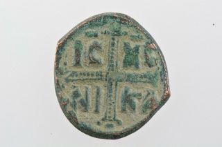 Byzantine coin Michael IV Class C Anonymous Follis.  1034 - 1041 AD. 2