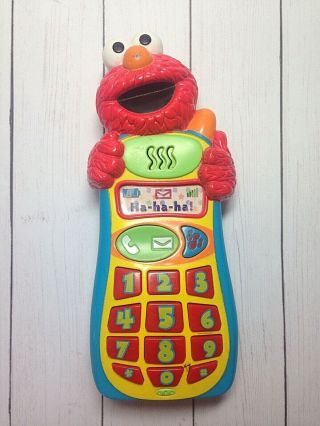Mattel Sesame Street Elmo Knows Your Name Cell Phone Tested/works