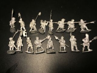 13x Warhammer Bretonnia Spearmen Men - At - Arms,  Foundry,  Crusader,  Black Tree