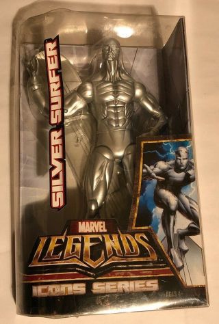 Hasbro Marvel Legends Icons " Silver Surfer " 12in Action Figure,  S&h