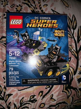 Lego Dc Comics Heroes Mighty Micros: Batman Vs.  Catwoman 76061