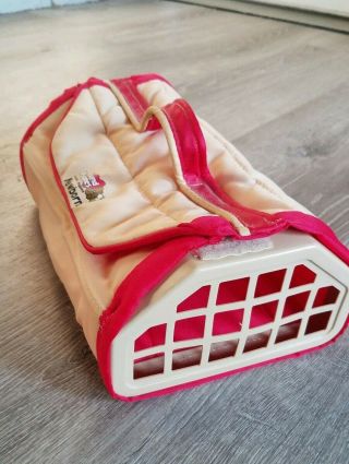 Vintage 1985 Tonka Pound Puppies Newborn Carrying Case Carrier Kennel