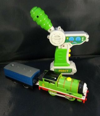 Thomas & Friends Trackmaster RC PERCY Motorized Remote Train 2009 Mattel TOY 2