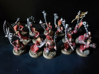 15x Nicely Painted Flagellants Aos Devoted Of Sigmar Nicely Painted
