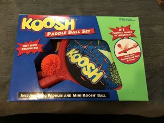 Vintage Koosh Paddle Ball Set