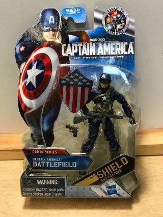 Battlefield Cap 03 Captain America First Avenger Marvel Mcu 1:18th Brand New