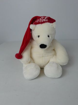 Coca Cola Plush Polar Bear 11 "