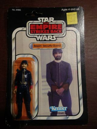Star Wars The Empire Strikes Back Bespin Security Guard 1980 Figure 32 Back