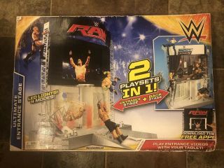 Wwe Elite Electronic Ultimate Entrance,  Back Stage 2 In 1 Playset