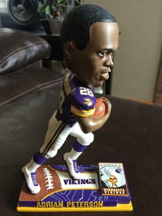 2007 Rc Adrian Peterson Vikings Forever Collectibles Bobblehead 479/504 Rare
