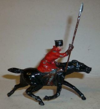 Phillip Segal Vintage Lead Rare Mounted Cossack With Lance - 1940/50 