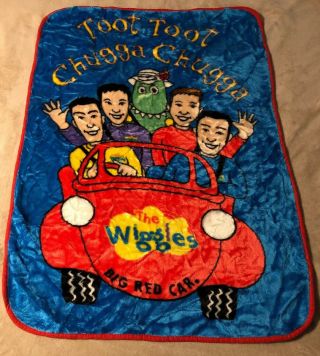 Wiggles Big Red Car Toddler Fleece Blanket Crib 32x44