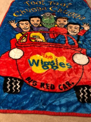 Wiggles Big Red Car Toddler Fleece Blanket Crib 32x44 2