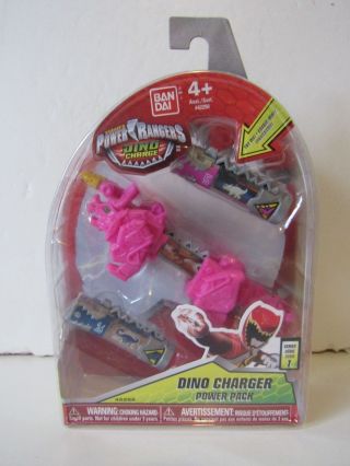 Power Rangers Series 1 Dino Charge Pink Triceratops Power Pack