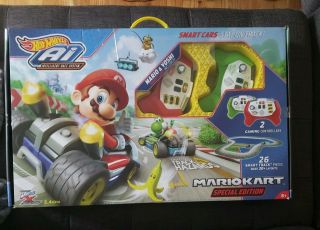 Hot Wheels Ai Mario Kart Special Edition Smart Track Mario & Yoshi Mattel