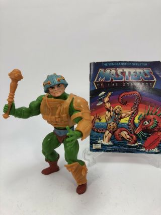 Motu,  Man - At - Arms,  Red Dot,  Masters Of The Universe,  He Man,  Mini Comic,