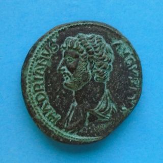 Roman Imperial Ae Sestertius Hadrian Sesterce Ancient Rome