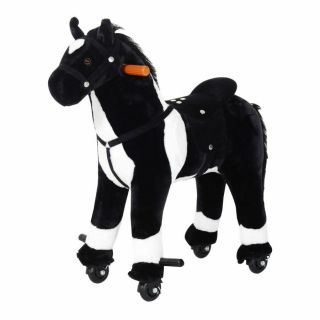 Kids Rocking Horse Ride - On Interactive Plush Battery Operated Galloping Sounds 2