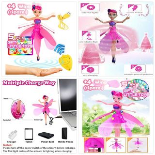 Magically Flying Fairy Doll - Best Gift For 6 Year Old Girl Kids Toy - Infrared