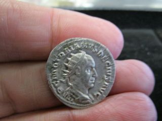 Ancient Silver Coin Trajan Decius 249 - 251 Ad