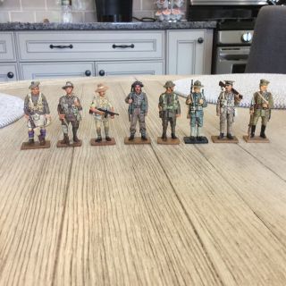 8 Delprado Metal Military Soldiers - 2 3/4”