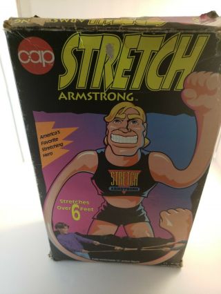 Stretch Armstrong 1992 Cap Toy Figure Stretches Over 6 