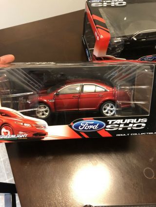 F7 1/24 Greenlight 2010 Ford Taurus Sho Red Car First Release 1 Of 756 Chase