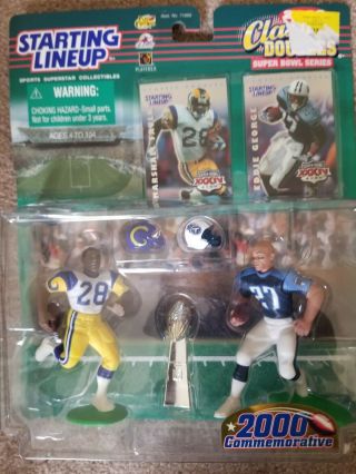 Starting Lineup Classic Doubles Eddie George And Marshall Faulk