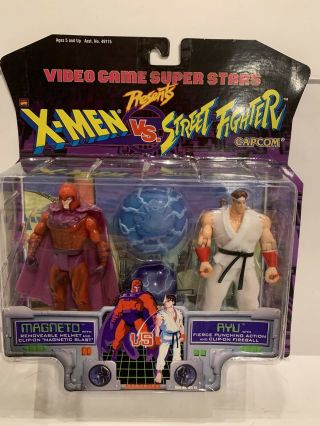 Video Game Stars X - Men Vs.  Street Fighter Capcom Magneto Vs.  Ryu Marvel 2