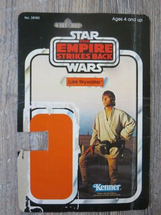 Luke Skywalker 32 Back Esb Vintage Cardback Full Card Star Wars