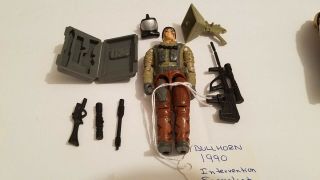 Vintage 1990 GI Joe Bullhorn Intervention Specialist - Complete and Minty 3