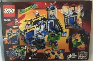 LEGO Marvel Heroes Avengers Assemble Hulk Lab Smash Set 76018 2