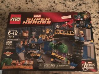 LEGO Marvel Heroes Avengers Assemble Hulk Lab Smash Set 76018 3